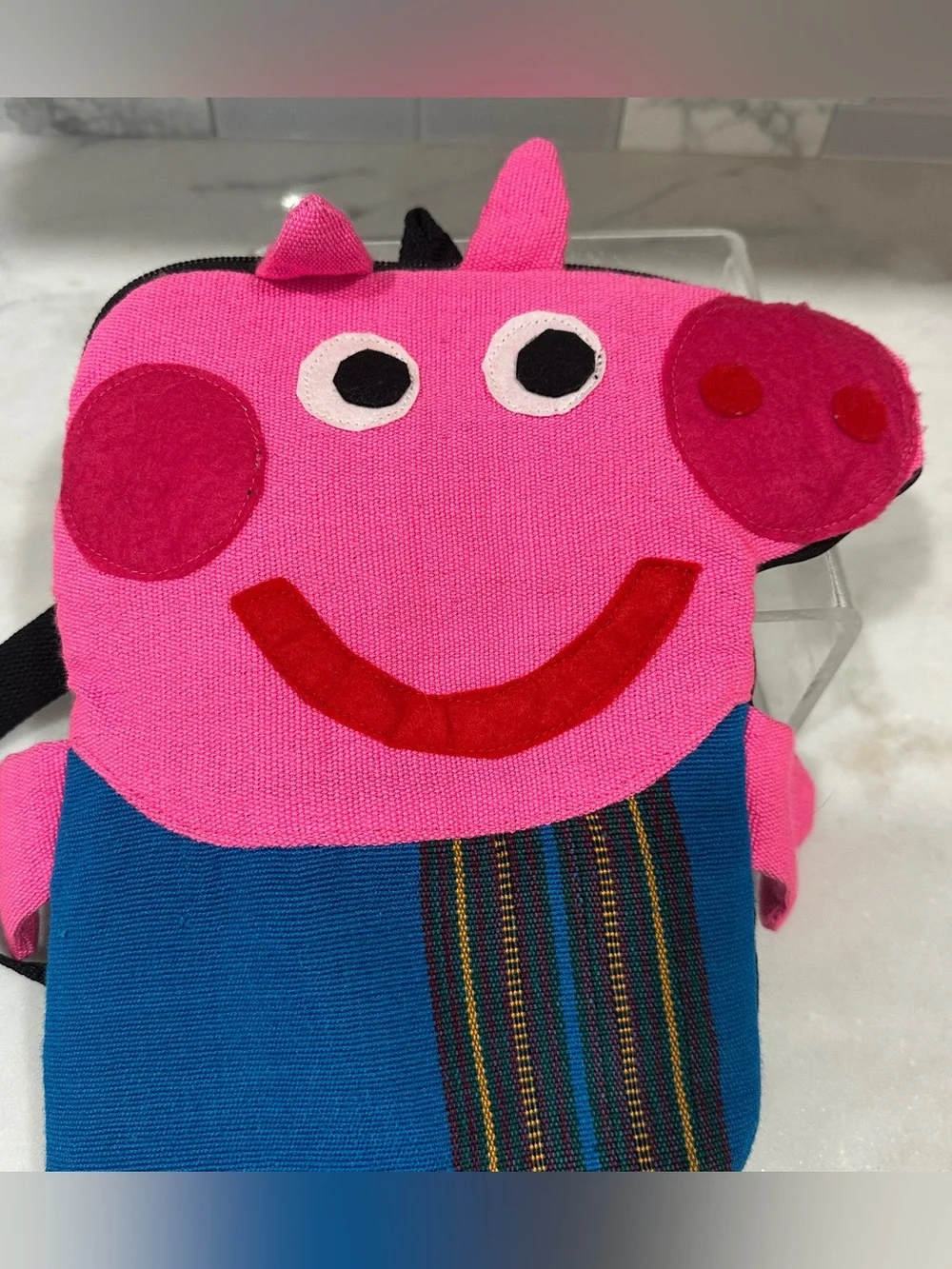 Children's Pink Cartoon Mini Backpack - Kids Plush Daypack